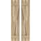 Ekena Millwork Americraft 3-Board (2 Batten) Wood Spaced Board-n-Batten Shutters w/ Z-Bar, ARW102SB311X77UNH, PR ARW102SB311X77UNH - alternate 1
